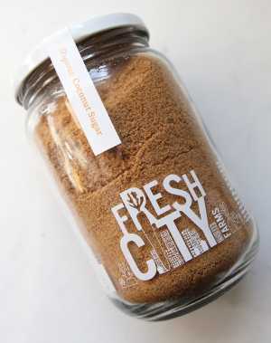 Fresh City’s spelt and coconut sugar thumbprint cookies recipe | Fresh City Coconut Palm Sugar
