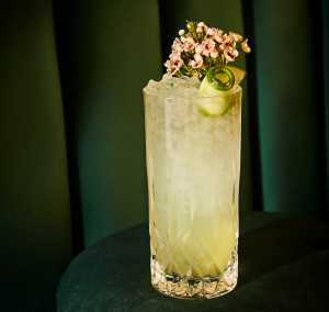 Champagne & Absinthe cocktail at Prequel and Co. Apothecary, Frankie Solarik's new bar