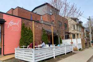 Best patios in Toronto | The patio at Found Coffee on Shaw Street