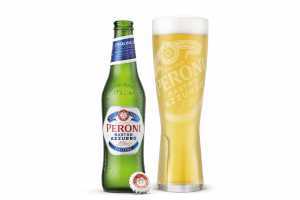 Summer drinks | Peroni Nastro Azzurro bottle with a glass