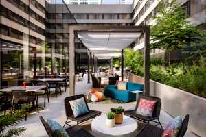 The Yard at the W Toronto hotel in Yorkville