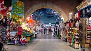 Inside St. Lawrence Market in Toronto