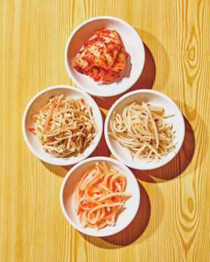 Korean Village | Banchan, an assortment of complimentary side dishes, at Korean Village