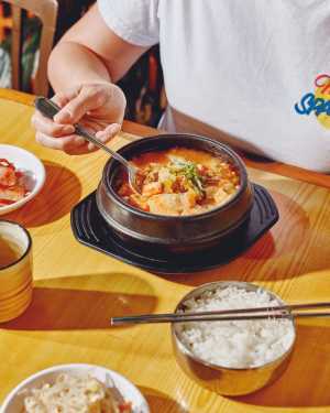 Korean Village | Soondubu, a soft tofu stew with assorted seafood, at Korean Village