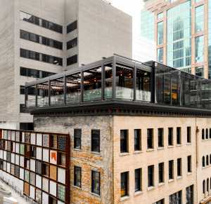 The Chase restaurant in Toronto | An outside view of The Chase rooftop restaurant in downtown Toronto