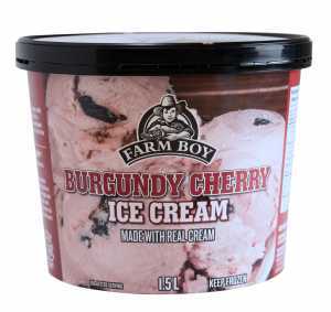 10 local Toronto items | Cherry Burgundy Ice Cream from Farm Boy