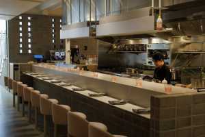 The bar area at Occhiolino Toronto