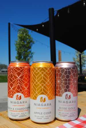 Drink ON Cider | A lineup of cans from Niagara Cider Co. Drink ON Cider | A lineup of cans from Niagara Cider Co.