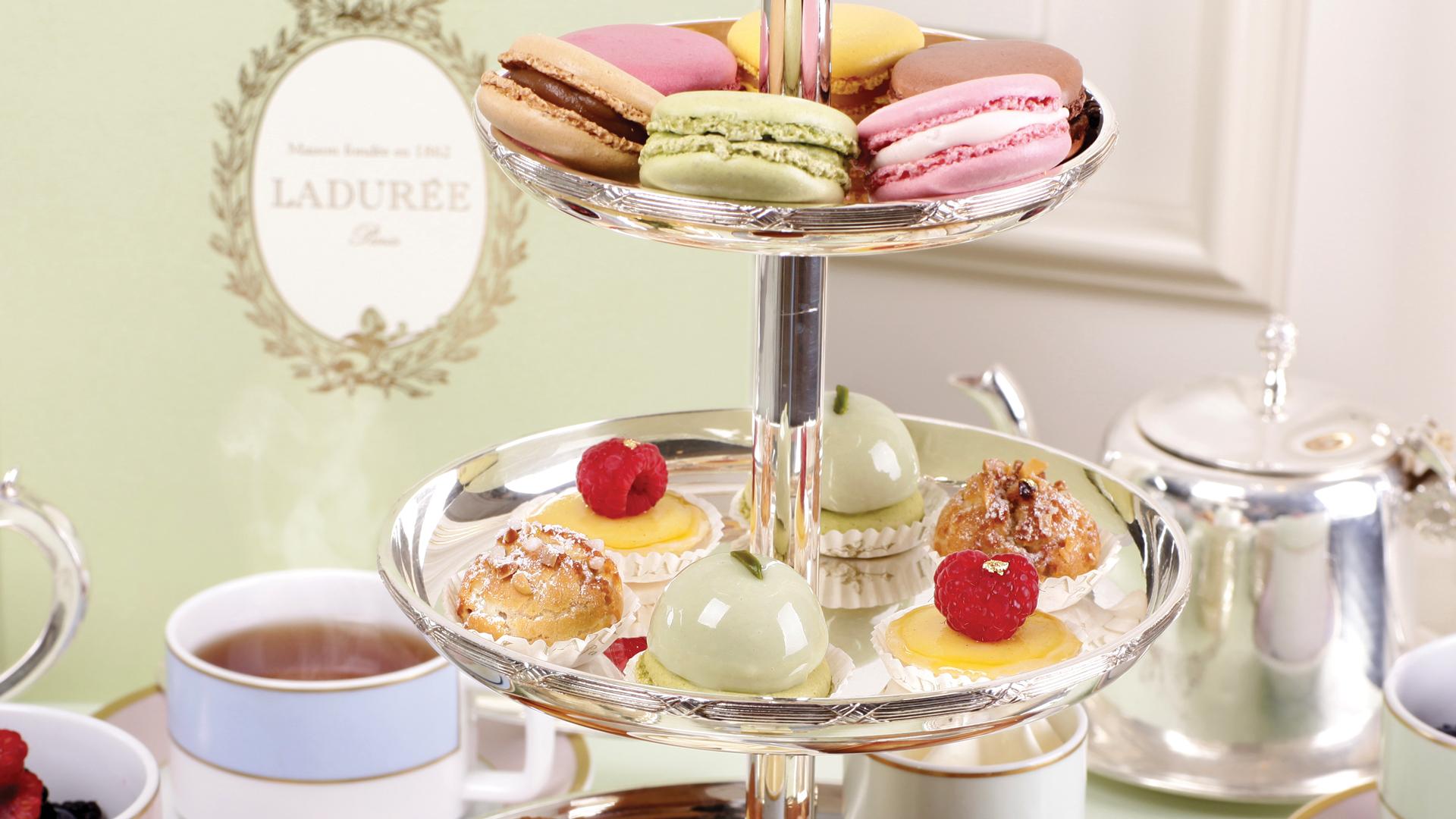 Ladurée afternoon tea service Ladurée afternoon tea service