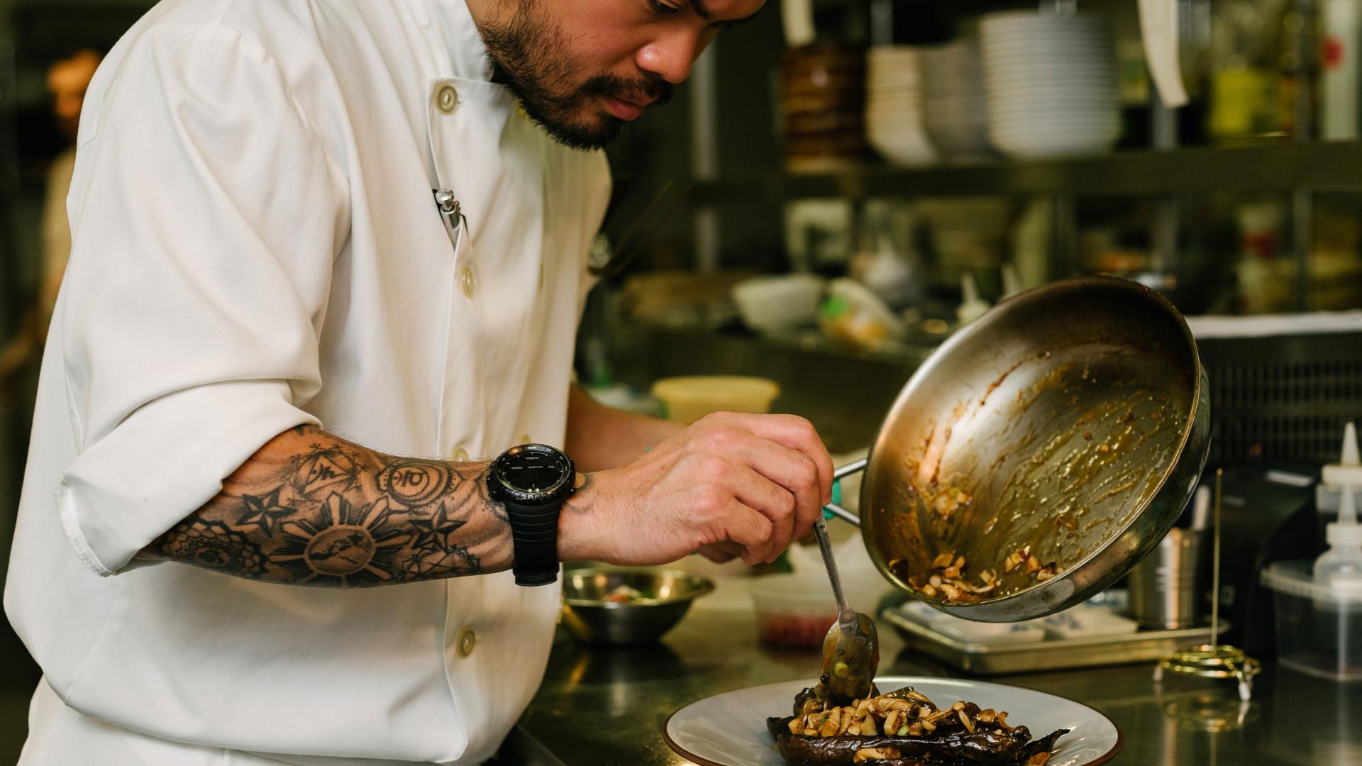 Ethical foie gras | Plating up at Mother Tongue Ethical foie gras | Plating up at Mother Tongue