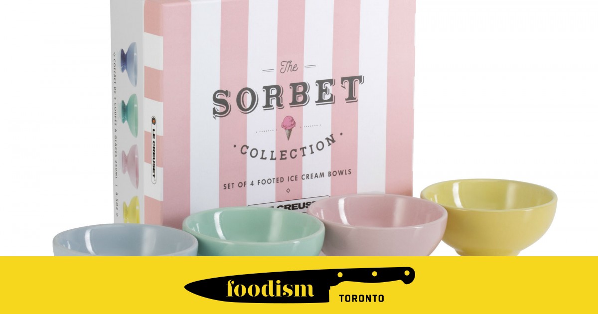 Creuset Sorbet Collection Ice Cream Bowls | Foodism TO