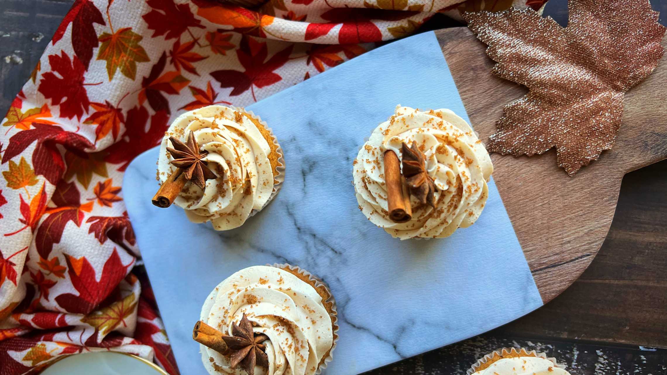 We can't help but fall for this chai latte cupcake recipe Recipes