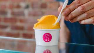 Gelato vs ice cream | Brightly-coloured gelato at Futura Granita + Gelato