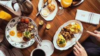 Best brunch in Toronto | A spread of breakfast dishes at Reign