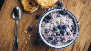 Riceberry rice and lavender breakfast bowl recipe Riceberry rice and lavender breakfast bowl recipe