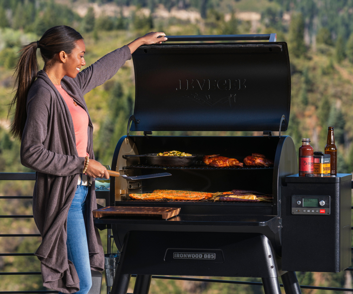 Cook with superior flavour on a Traeger
