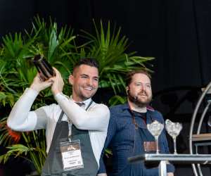 A cocktail demonstration at RC Show