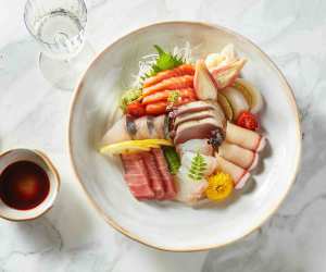 Summerlicious Toronto | Assorted sushi at AP in Toronto