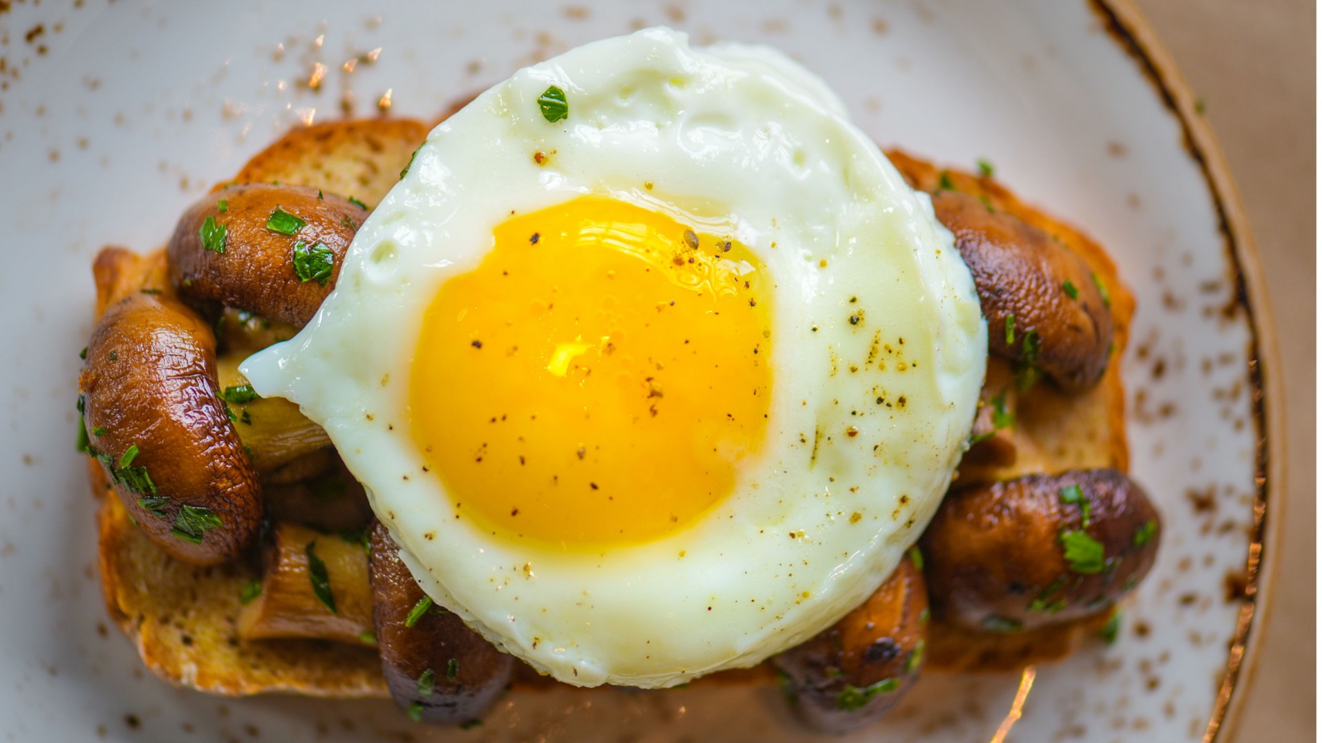 Make This Maple Leaf Tavern's Roasted Mushrooms and Fried Egg on Red Fife Soda Bread Recipes