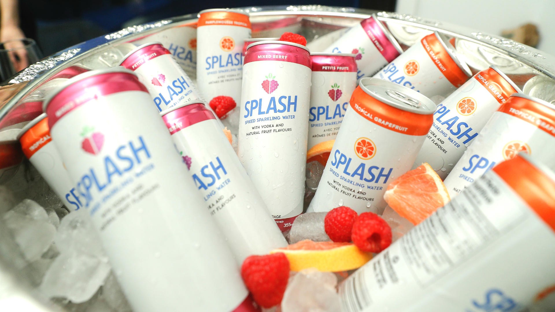 Drink review SPLASH Spiked Sparkling Water Foodism TO