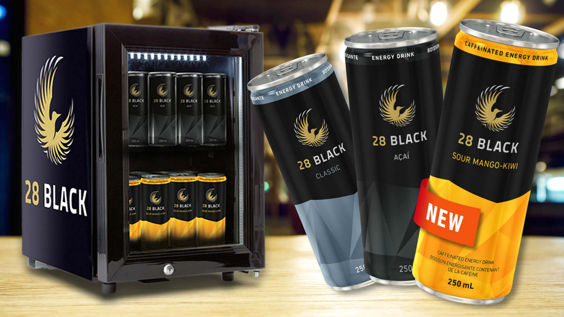Win a fully stocked mini fridge from 28 BLACK this summer Competition