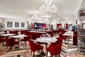 Restaurants with art | Inside the lush dining room at Sofia