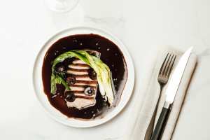 Henry's wine bar | Dry-aged duck with cherries
