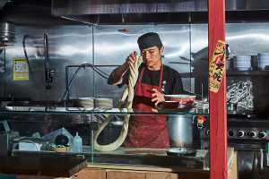 Superfresh Asian night market | Noodles are hand-pulled at Big Beef Bowl inside Superfresh