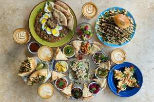 Best brunch in Toronto | A spread of dishes at Maha's Egyptian Brunch