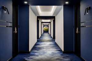 W Toronto | Illuminated hallways at the W Toronto