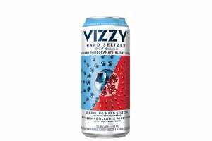 Summer drinks | A can of Vizzy hard seltzer in blueberry pomegranate