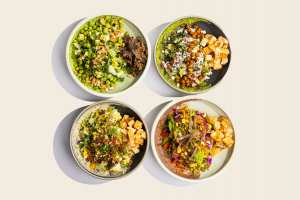 New Toronto restaurants | Four different salads at Chop Hop