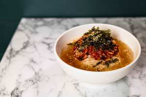 New Toronto restaurants | Kimchi mixed noodle at Comma, on Queen West