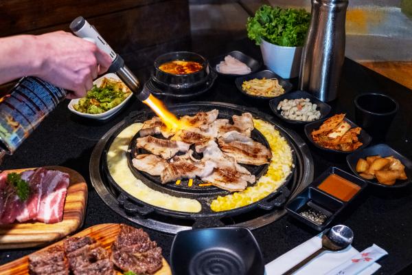Korean restaurants Toronto | Flame-seared dishes at Mapo Korean BBQ
