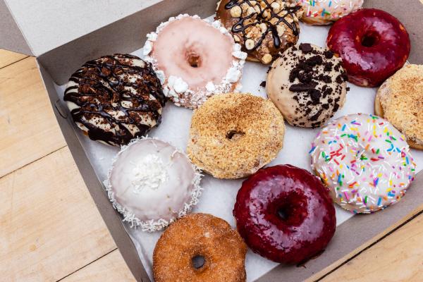 Best doughnuts in Toronto | Assorted doughnuts at Glory Hole Doughnuts
