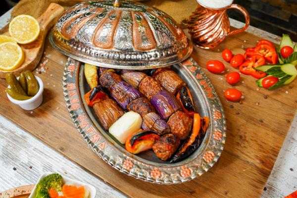 Turkish restaurants in Toronto | Eggplant and meat kebab at Mama Fatma