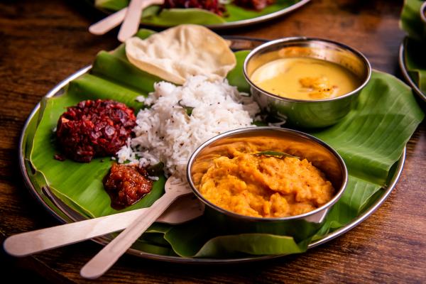 Supper clubs in Toronto | South Indian thali at Mystery Eats