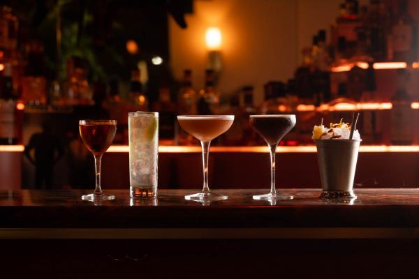 Best cocktail bars in Toronto | A lineup of drinks at Bar Mordecai