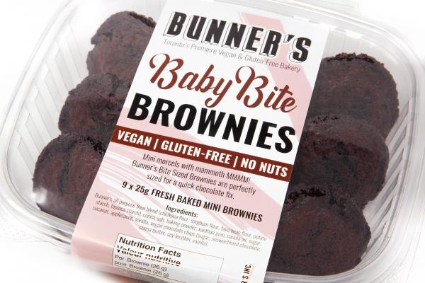 Best vegan cafés and bakeries in Toronto | Baby Bite Brownies from Bunner's