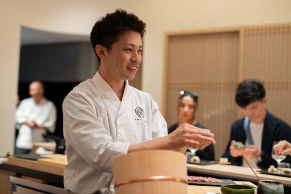 Sushi Yugen omakase in Toronto | Head chef Kyohei Igarashi