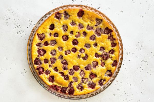 Canadian recipes from the Prairies | Gail Hall's Raspberry Clafoutis