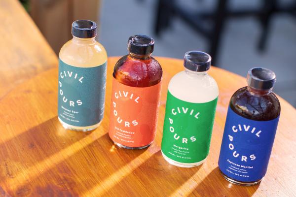 Toronto bottle shops and alcohol stores | A lineup of Civil Pours premade cocktails