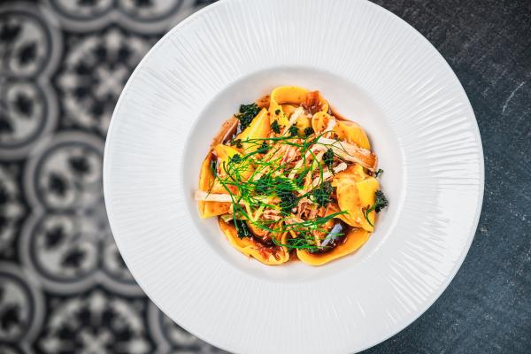 Best Italian restaurants in Toronto | A plate of ravioli at Stelvio on Dundas West in Toronto