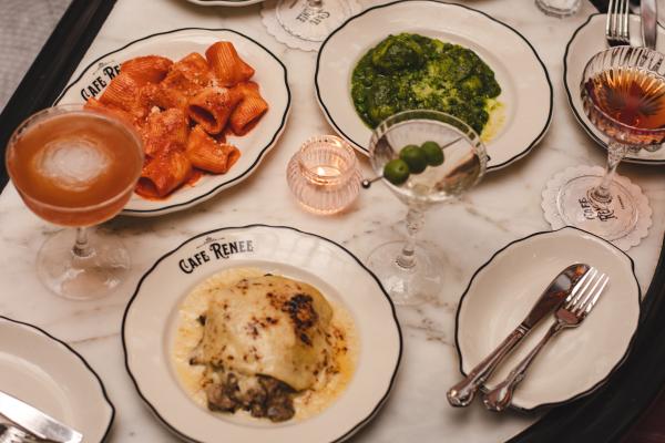 Cafe Renée, Toronto | A spread of dishes at Cafe Renée