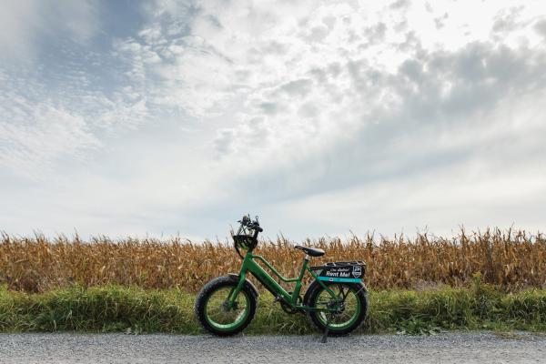 Prince Edward County | A bicycle on the Millennium Trail in Prince Edward County