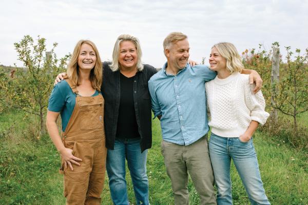 Ontario cider | The Spy Cider team: Martha Lowry, Spy’s head cidermaker; Heather Smith, director of marketing and sales; and owners Ian Smith and Darcy Hagerman