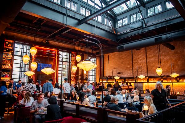 The crowd at Civil Works in Waterworks Food Hall