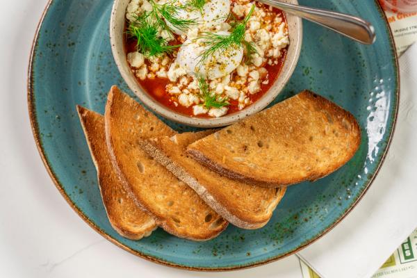 Pasture-raised eggs | Shakshuka at OEB Breakfast Co.