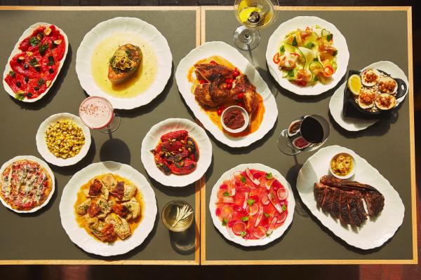 Q&A with Patrick Kriss of Alo, Alobar and Alder | A spread of dishes at Alder Q&A with Patrick Kriss of Alo, Alobar and Alder | A spread of dishes at Alder