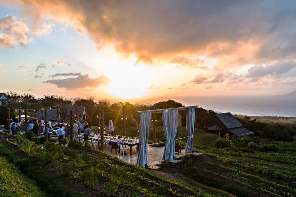 The Farm Table experience at Belle Mont Farm in St. Kitts
